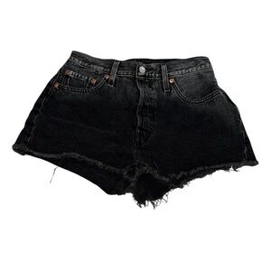 Levi's Black Jean Shorts for‎ Women